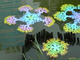 Floating Flakes / 2010 / Installation / 228 Park,Taipei
水花漂2010/裝置/二二八公園,台北